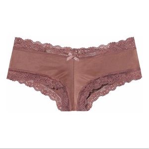 Victoria's Secret Intimates & Sleepwear - Vintage Rose Pink Ring Lace-Up Cheeky Panty S62 Victoria's Secret Intimates & Sleepwear - Vintage Rose Pink Ring Lace-Up Cheeky Panty S62